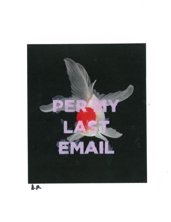 Per my last email